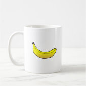 Gelbe Banane Kaffeetasse (Links)