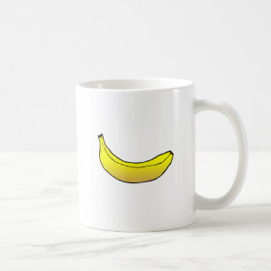 Gelbe Banane Kaffeetasse