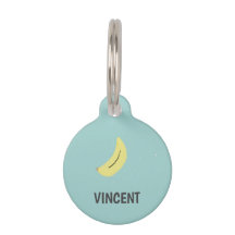 Gelbe Banane zeichne blau personalisiert