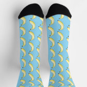gelbe Bananenfrucht Socken (Oben)