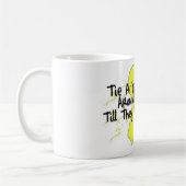 Gelbe Band-Kaffeetasse Kaffeetasse (Links)