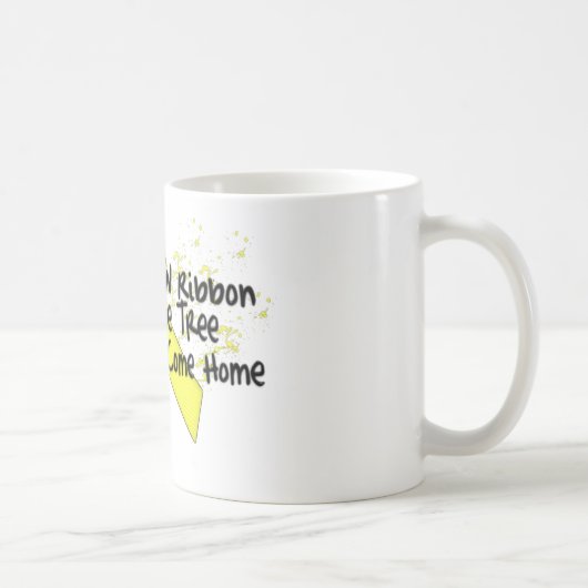 Gelbe Band-Kaffeetasse Kaffeetasse (Rechts)