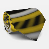 Gelbe Band-Rollen-Untersetzer-Fahrt auf Krawatte (Gerollt)