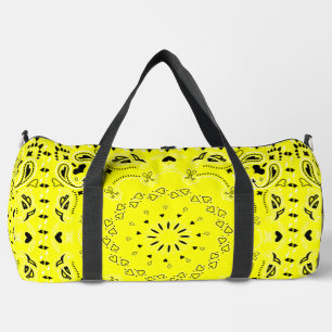 Gelbe Bandana-Prinzessinnen Duffle Bag