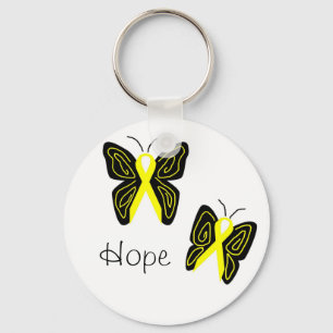 Gelbe Bandschmetterlinge, Hope-Schlüsselkette Schlüsselanhänger