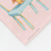 Gelbe Bärn-Tänze und Spiele auf Stuhl Fleecedecke (Ecke)