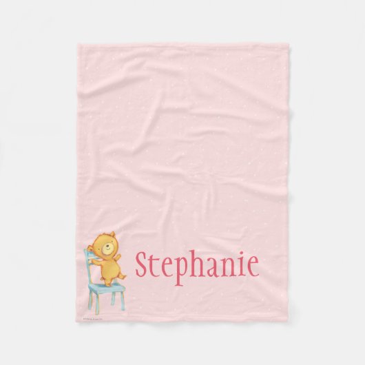 Gelbe Bärn-Tänze und Spiele auf Stuhl Fleecedecke (Vorderseite)