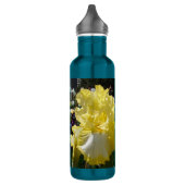 Gelbe Bartete Iris Iris Blume, blühend 710 ml W Edelstahlflasche (Links)