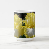 Gelbe Bartete Iris Iris Blume Kaffeetasse (Mittel)