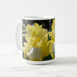 Gelbe Bartete Iris Iris Blume Kaffeetasse