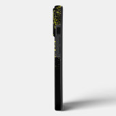 Gelbe Basketball-Jersey-Nummer Case-Mate iPhone Hülle (Rückseite / Links)