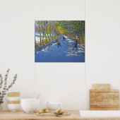 Gelbe Bäume Allestree Park 2012 Poster (Küche)