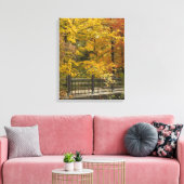 Gelbe Bäume des Herbstes Leinwanddruck (Insitu (Wohnzimmer))