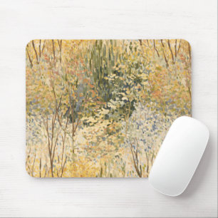 Gelbe Bäume im Herbst Mousepad