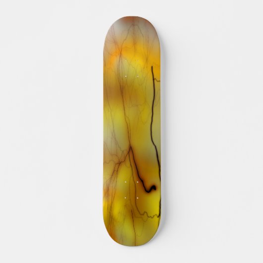 Gelbe Beleuchtung Skateboard (Vorne)