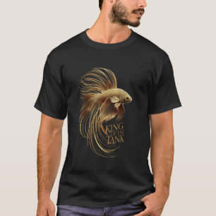 Gelbe Betta-Splendens kämpfen Fischkönig der t T-Shirt