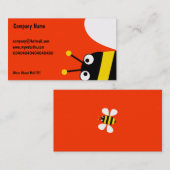 Gelbe Biene Visitenkarte (Vorne/Hinten)