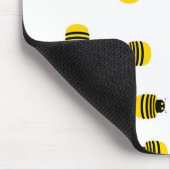 Gelbe Bienen Mousepad (Ecke)