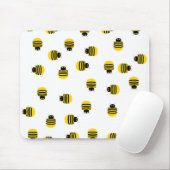 Gelbe Bienen Mousepad (Mit Mouse)