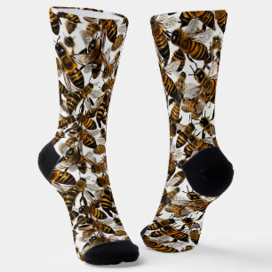 Gelbe Bienen Socken