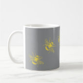 Gelbe Bienen-Tasse Kaffeetasse (Links)