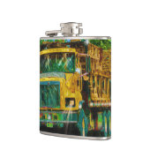 Gelbe Big Rig LKWs LKW & Highway LKW Flachmann (Links)