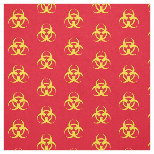 Gelbe Biogefährdung Stoff (Muster)