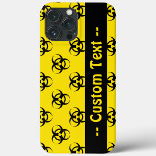 Gelbe Biogefährdung Telefongehäuse mit benutzerdef Case-Mate iPhone Hülle
