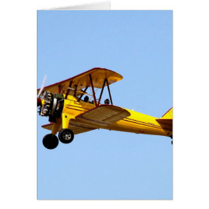 Gelbe Biplane