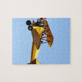 Gelbe Biplane Puzzle (Horizontal)