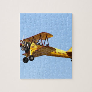 Gelbe Biplane Puzzle