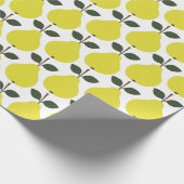 Gelbe Birnen Geschenkpapier (Ecke)