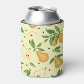 Gelbe Birnen: Vintage Illustration. Dosenkühler (Kanne Vorderseite)