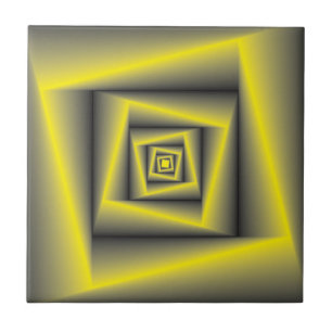 gelbe bis schwarze Rose wie abstraktes Design Fliese