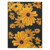 Gelbe bläserne Mit Augen Susan-Blume Tablette Tischdecke (Vorderseite)