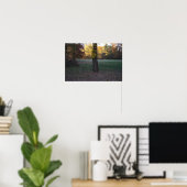 Gelbe Blätter auf Baumposter Poster (Heimbüro)