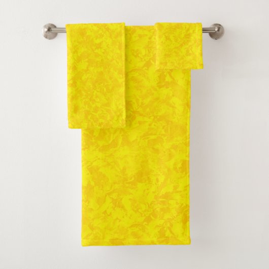 Gelbe Blätter Badhandtuch Set (Insitu)