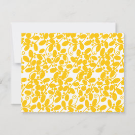 Gelbe Blätter Einladung