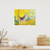 Gelbe Blätter Poster (Küche)