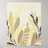 Gelbe Blätter Poster (Vorne)