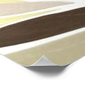 Gelbe Blätter Poster (Ecke)