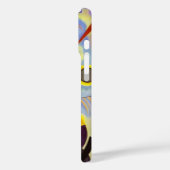 Gelbe blaue Kandinsky-Abstrakte Malerei Case-Mate iPhone Hülle (Rückseite / Links)