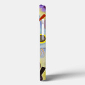 Gelbe blaue Kandinsky-Abstrakte Malerei Case-Mate iPhone Hülle (Rückseite / Links)