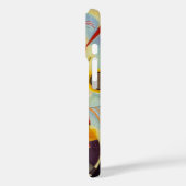 Gelbe blaue Kandinsky-Abstrakte Malerei Case-Mate iPhone Hülle (Rückseite / Links)