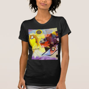 Gelbe blaue Kandinsky-Abstrakte Malerei T-Shirt