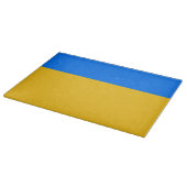 Gelbe blaue Streifen Schneidebrett (Ecke)