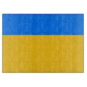 Gelbe blaue Streifen Schneidebrett (Vorderseite)