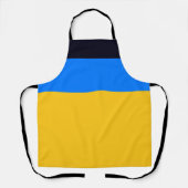 Gelbe blaue Streifen Schürze (Vorderseite)