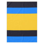 Gelbe blaue Streifen Tischdecke (Vorderseite)