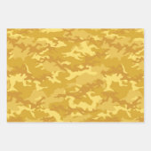 Gelbe, blaue und grasgrüne Camouflage Camouflage Geschenkpapier Set (Vorderseite)